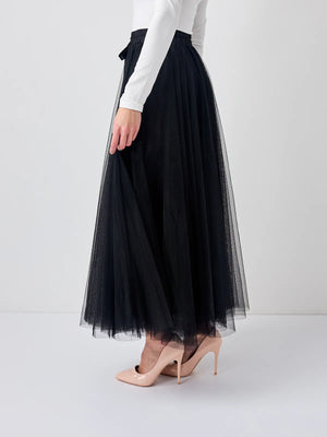 evening tulle skirt for women