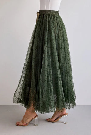 long tulle skirt for christmas