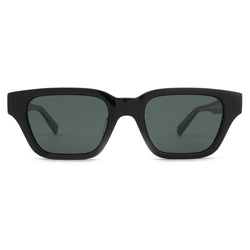 Leone Black Square Sunglasses